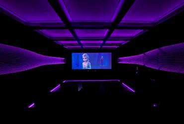 03 - Taylor Interiors Colored LED light cinema room Marbella