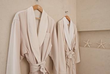 04 - Taylor Interiors Bespoke bathing robes with broidery