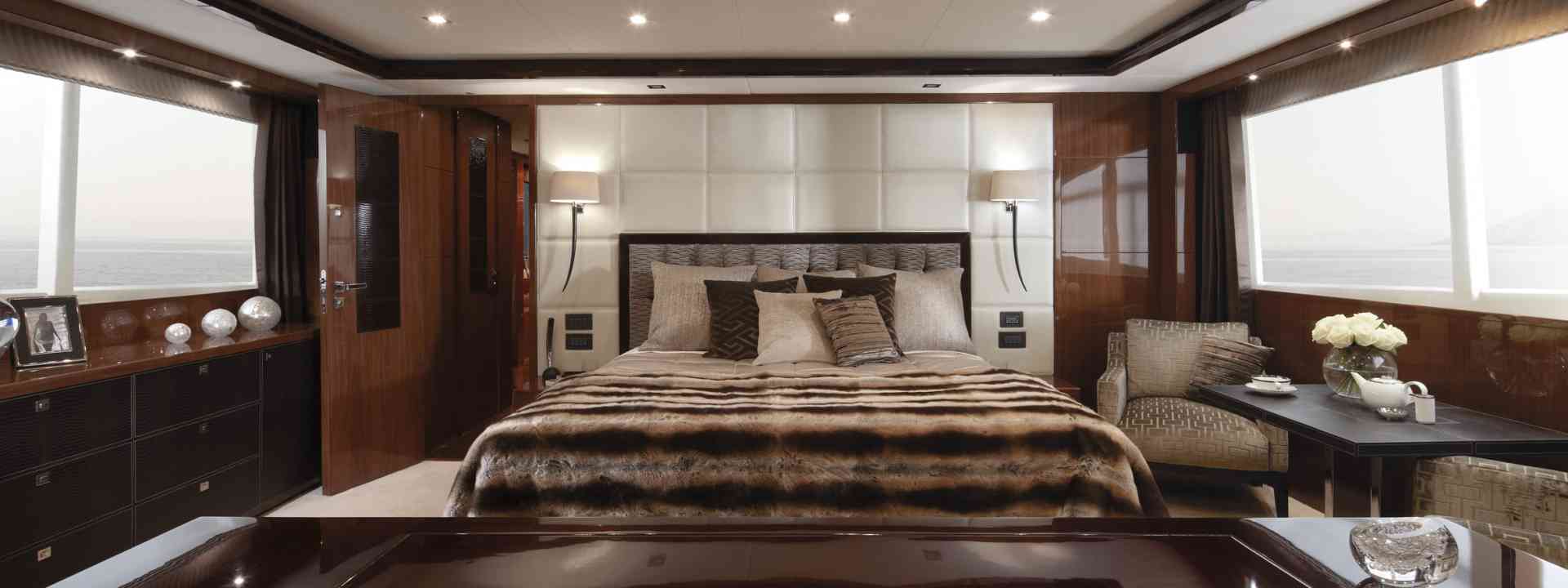 Princess-yacht-boat-contemporary-interior-Mallorca-Porto-Portals