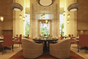 Baglioni resort & villas. Luxury dining room. 