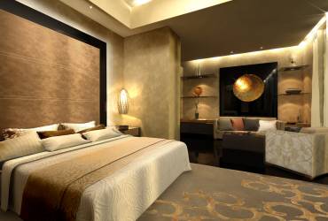 Raptakos hotel. Luxury double bedroom. 