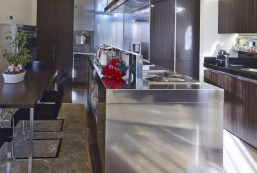 Exquisite villa.  Contemporary kitchen. 