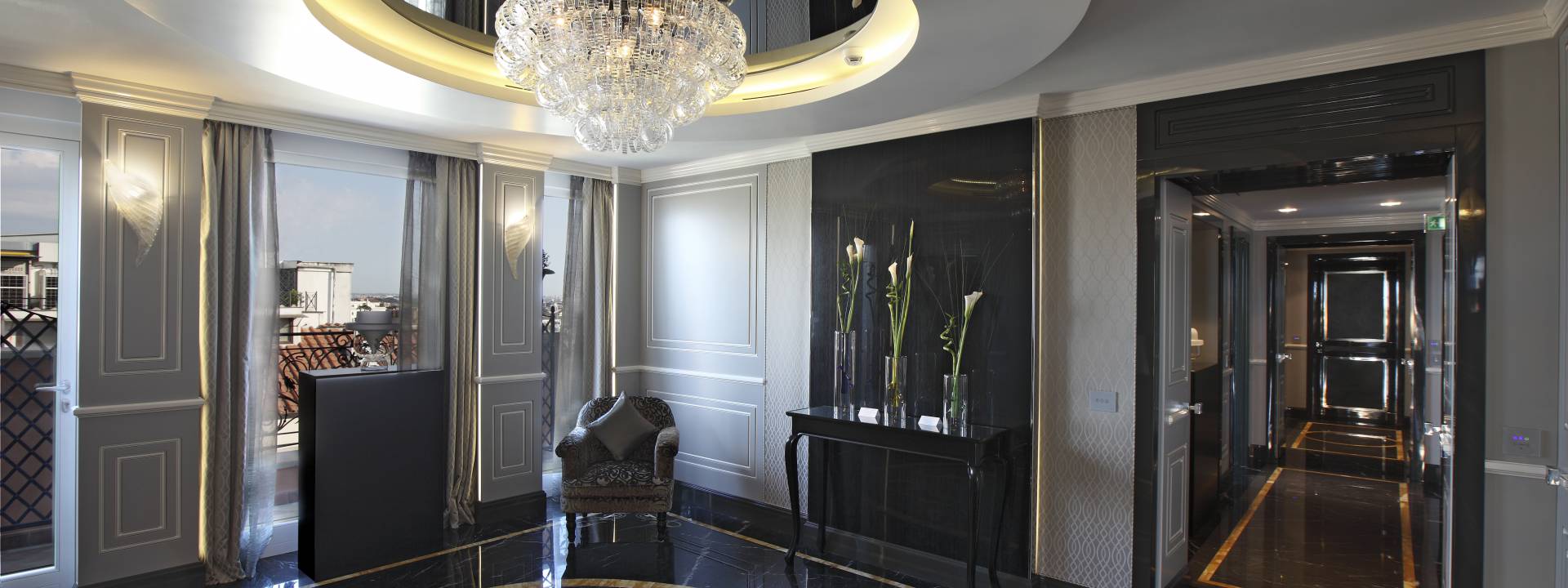 Luxury penthouse, exclusive suit at Baglioni Hotel 