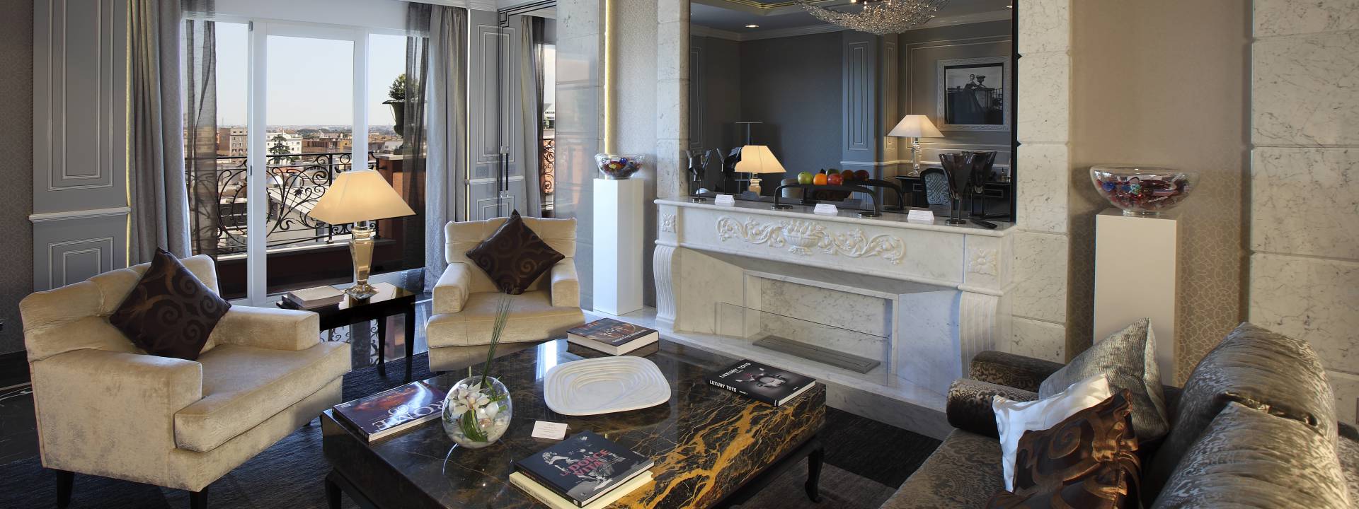 Luxury penthouse, exclusive suit at Baglioni Hotel 