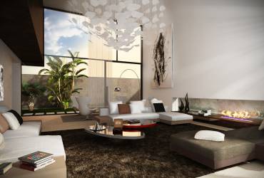 Contemporary Villa Salma. Exquisite living room. 