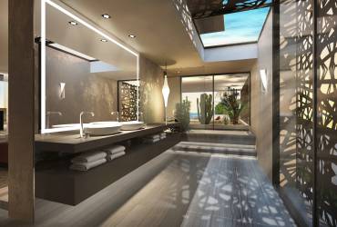 Exquisite Villa Salma. Contemporary bathroom. 
