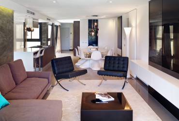 Villa Alexandra. Contemporary interior design. Modern living room