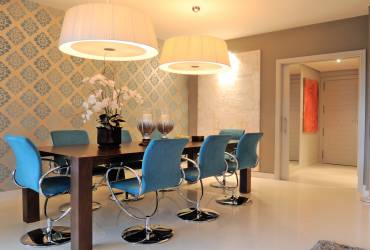 luxury dining room, contemporary interior design, Yvette Taylor London