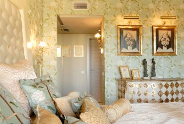 luxury bedroom, contemporary interior design, 