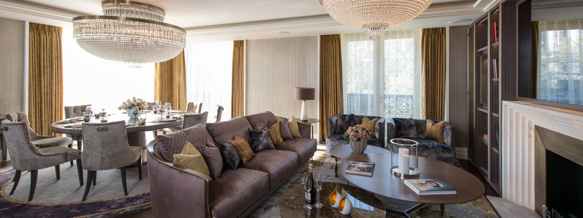 Modern Living Room designed by Yvette Taylor London 