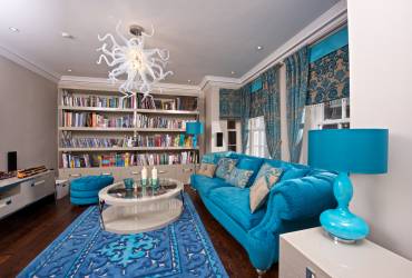 Contemporary Villa. Luxury living room.