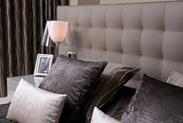 Contemporary exquisite Villa. Luxury modern bedroom. Taylor interiors.