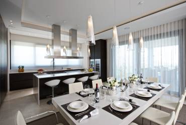 Contemporary exquisite Villa. Luxury modern kitchen. Taylor interiors.