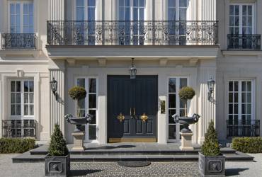 Neoclassical mansion_modern traditional style