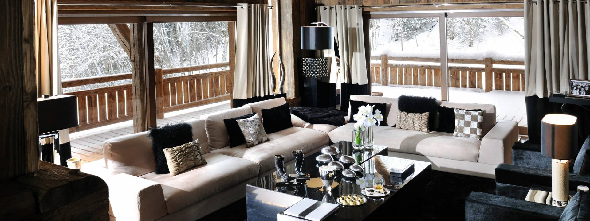 Luxury Winter Chalet, Living room, Switzerland 