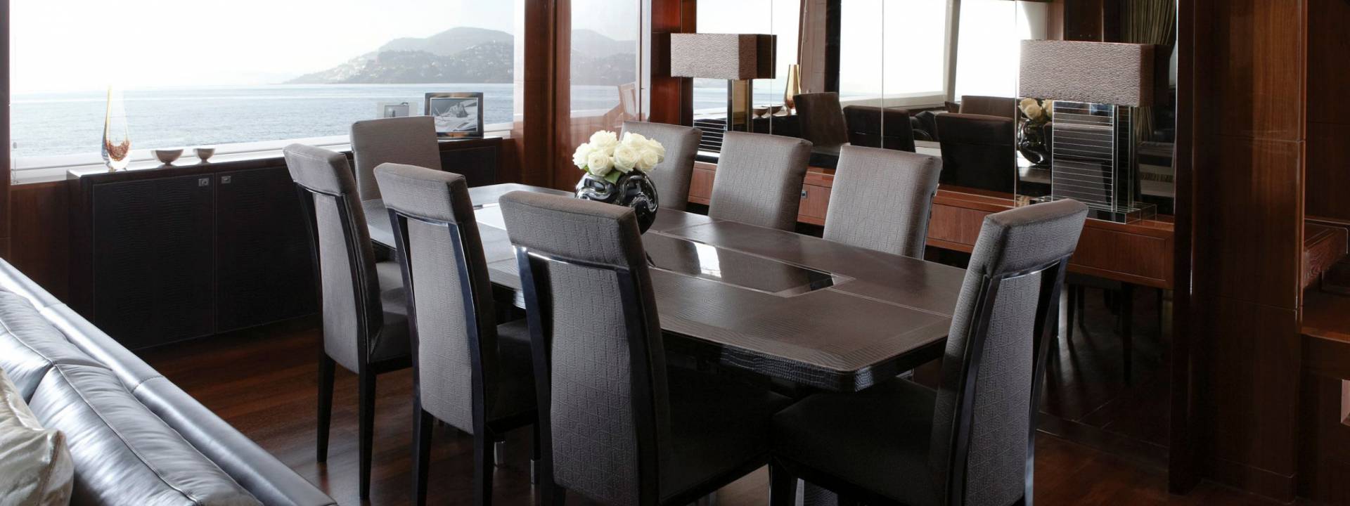 Luxury Yacht Dining Room, Yvette Taylor London